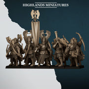Nemean Lions with Bows – Highlands Miniatures 3D printed tabletop miniature