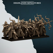 Aegean Maids with Bows – Highlands Miniatures 3D printed tabletop miniature