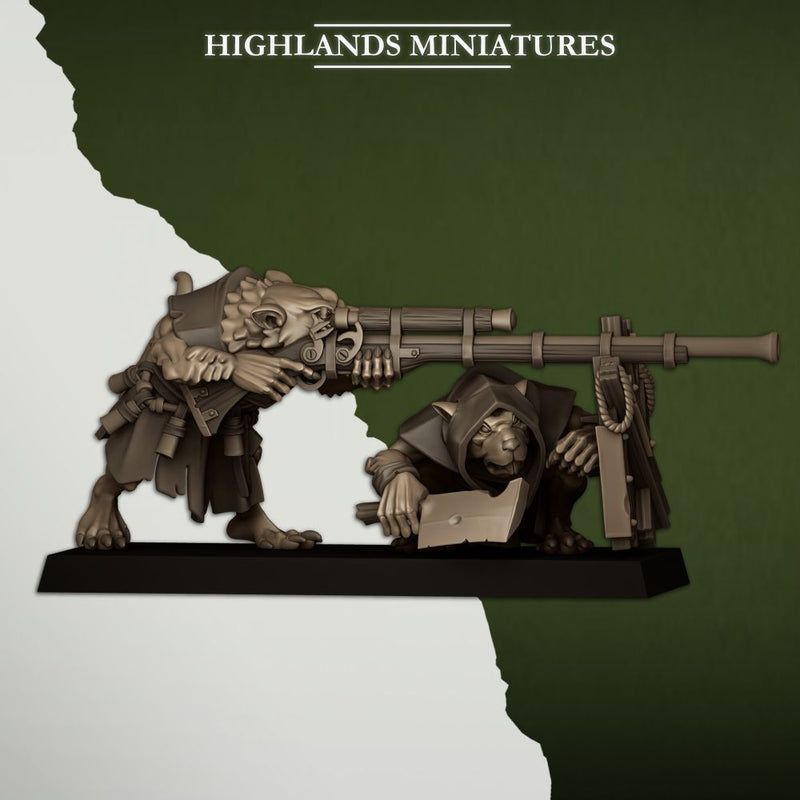 Vermin Shooters Team – Highlands Miniatures 3D printed tabletop miniature