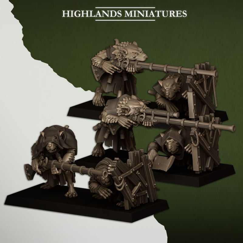 Vermin Shooters Team – Highlands Miniatures 3D printed tabletop miniature