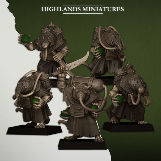 Sewer Poison Carriers – Highlands Miniatures 3D printed tabletop miniature