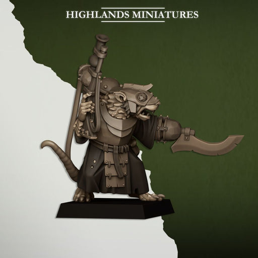 Sewer Vermin Engineer – Highlands Miniatures 3D printed tabletop miniature