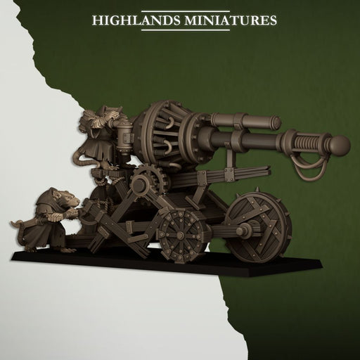 Sewer Vermin Cannon – Highlands Miniatures 3D printed tabletop miniature