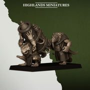 Sewer Vermin Heavy Weapons – Highlands Miniatures 3D printed tabletop miniature