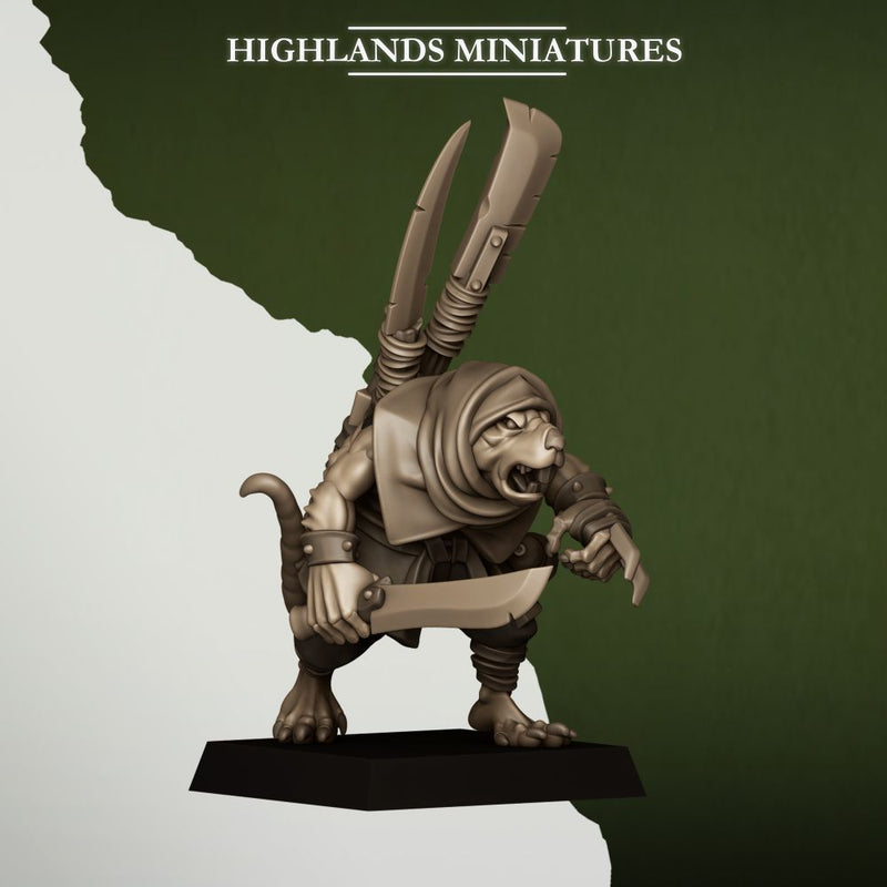 Sewer Vermin Smugglers – Highlands Miniatures 3D printed tabletop miniature