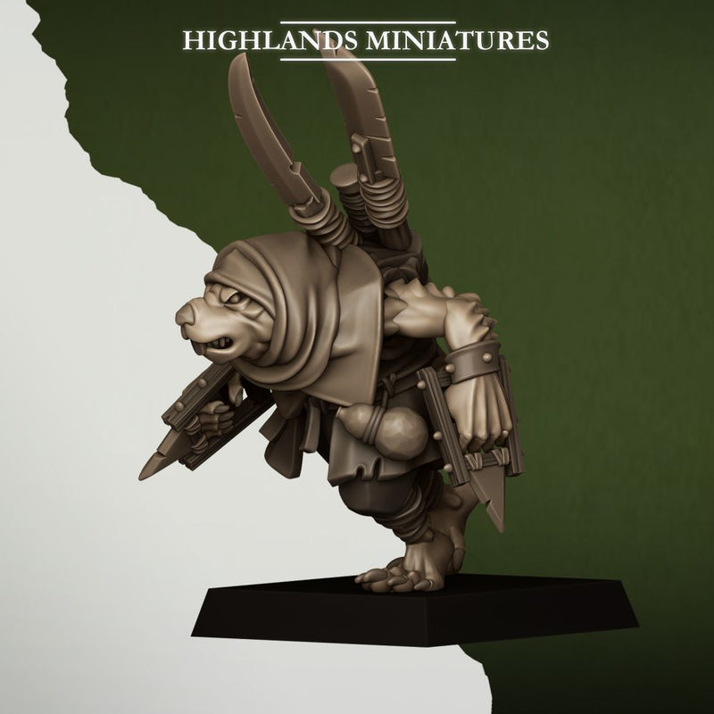 Sewer Vermin Smugglers – Highlands Miniatures 3D printed tabletop miniature