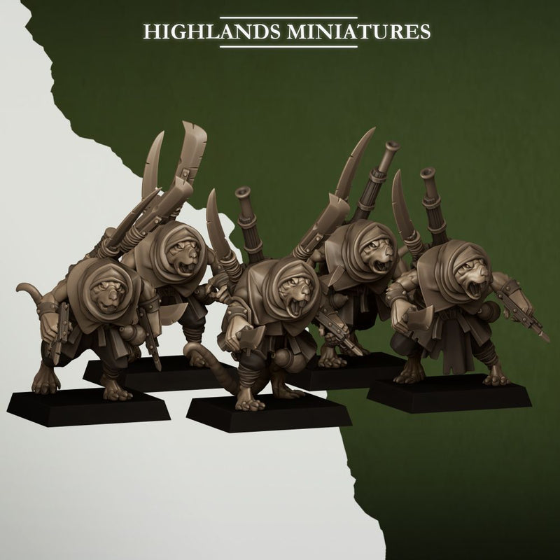 Sewer Vermin Smugglers – Highlands Miniatures 3D printed tabletop miniature