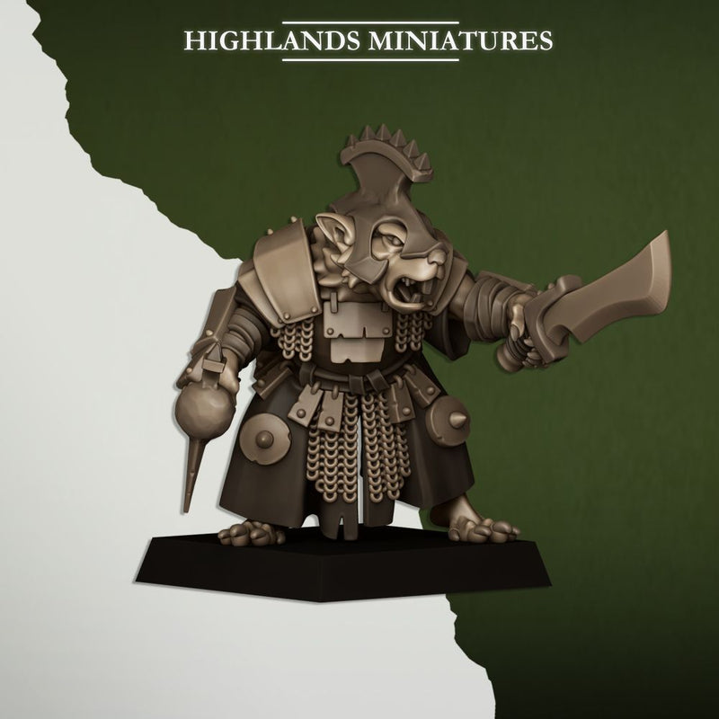 Sewer Vermin Lord – Highlands Miniatures 3D printed tabletop miniature