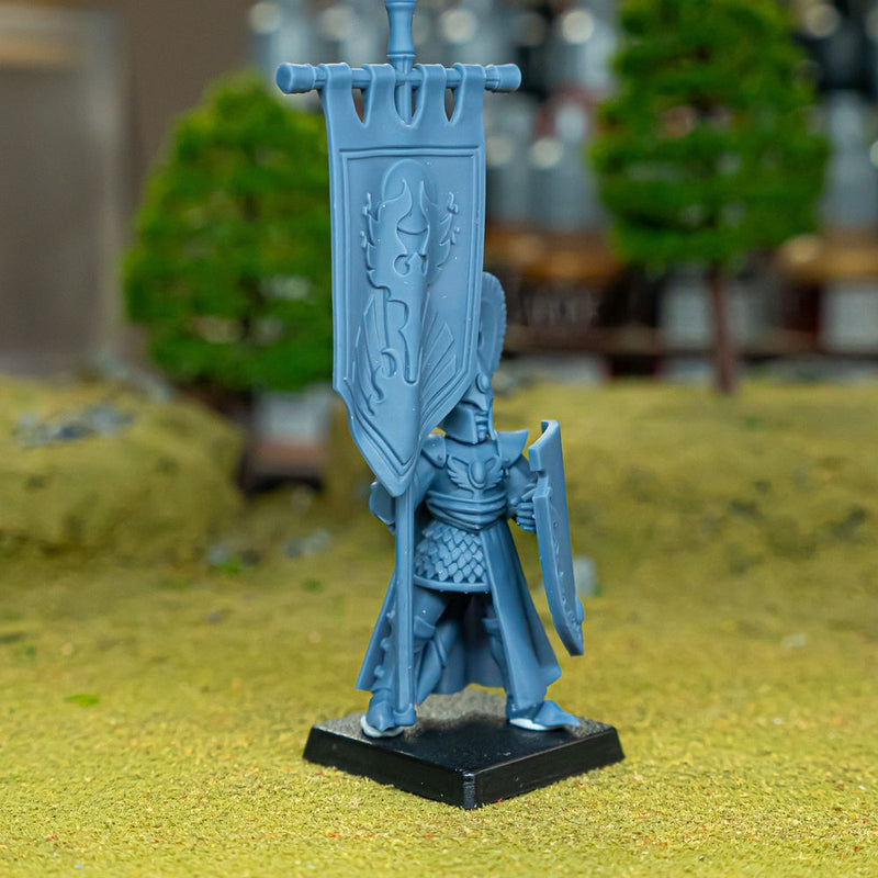 Aegean Elf with Banner – Highlands Miniatures 3D printed tabletop miniature