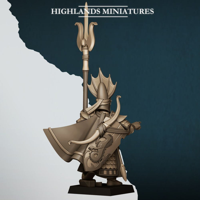 Aegean Elf Lord of the Sea – Highlands Miniatures 3D printed tabletop miniature