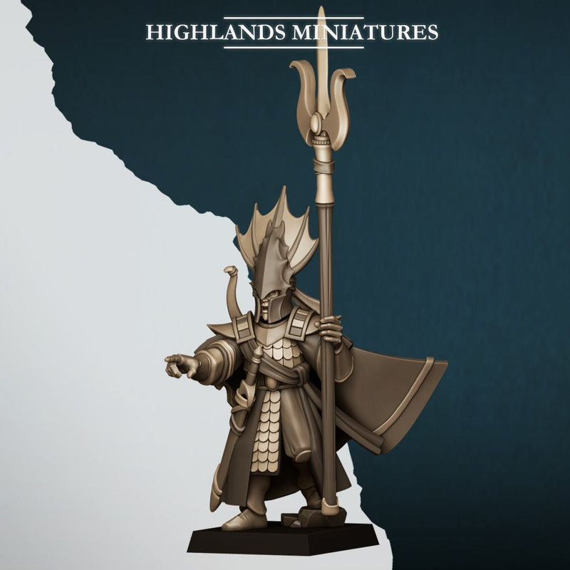 Aegean Elf Lord of the Sea – Highlands Miniatures 3D printed tabletop miniature
