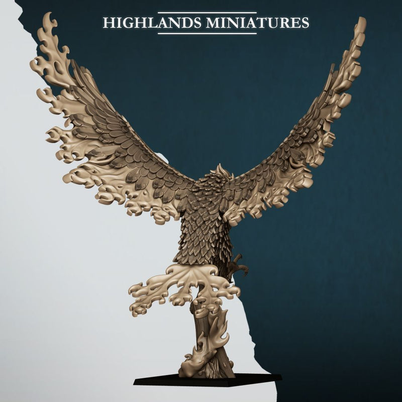 Fire and Ice Phoenix – Highlands Miniatures 3D printed tabletop miniature