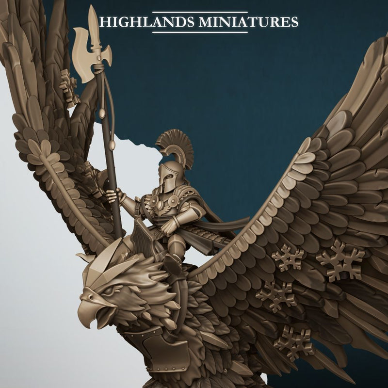 Fire and Ice Phoenix – Highlands Miniatures 3D printed tabletop miniature
