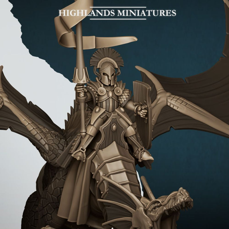 Aegean Dragon – Highlands Miniatures 3D printed tabletop miniature