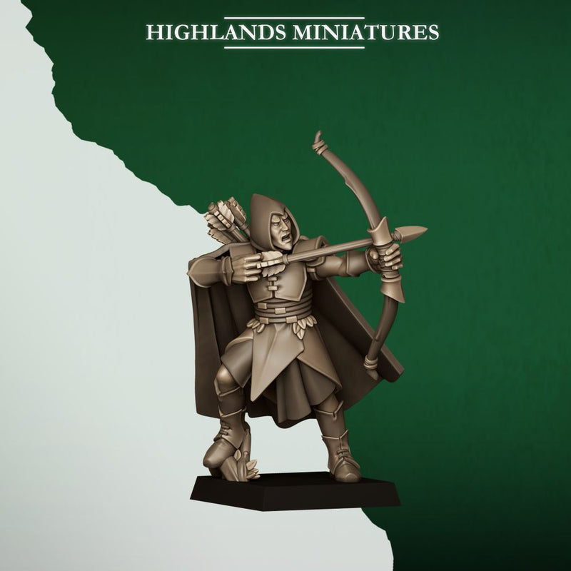 Feral Archers – Highlands Miniatures 3D printed tabletop miniature