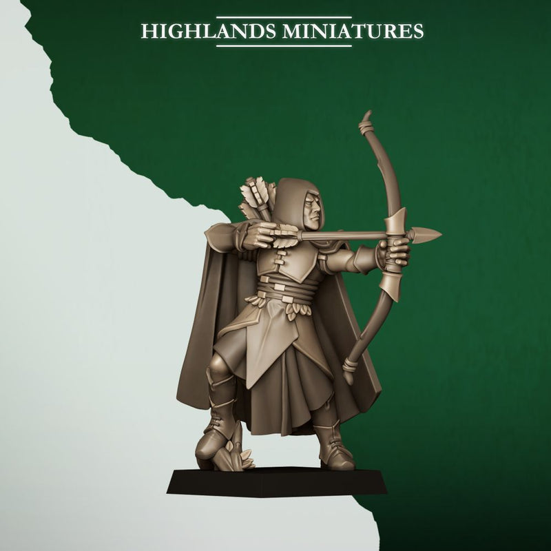 Feral Archers – Highlands Miniatures 3D printed tabletop miniature