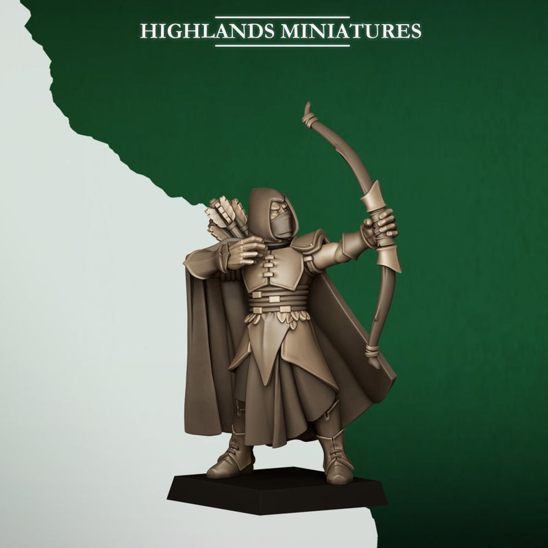 Feral Archers – Highlands Miniatures 3D printed tabletop miniature