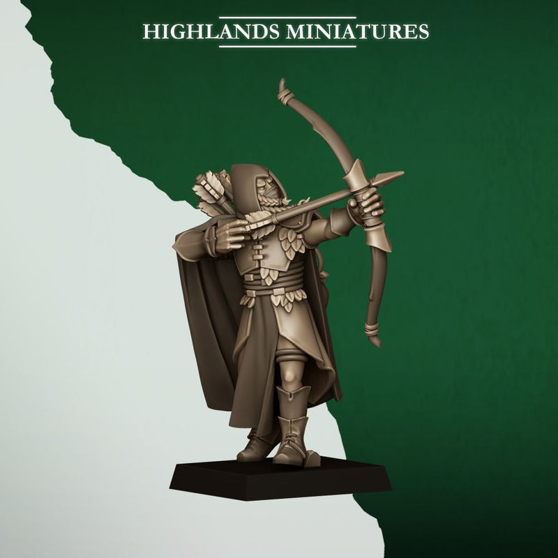 Feral Archers – Highlands Miniatures 3D printed tabletop miniature