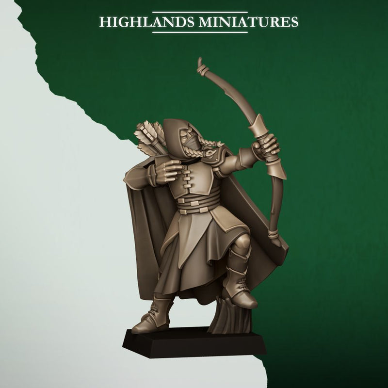 Feral Archers – Highlands Miniatures 3D printed tabletop miniature
