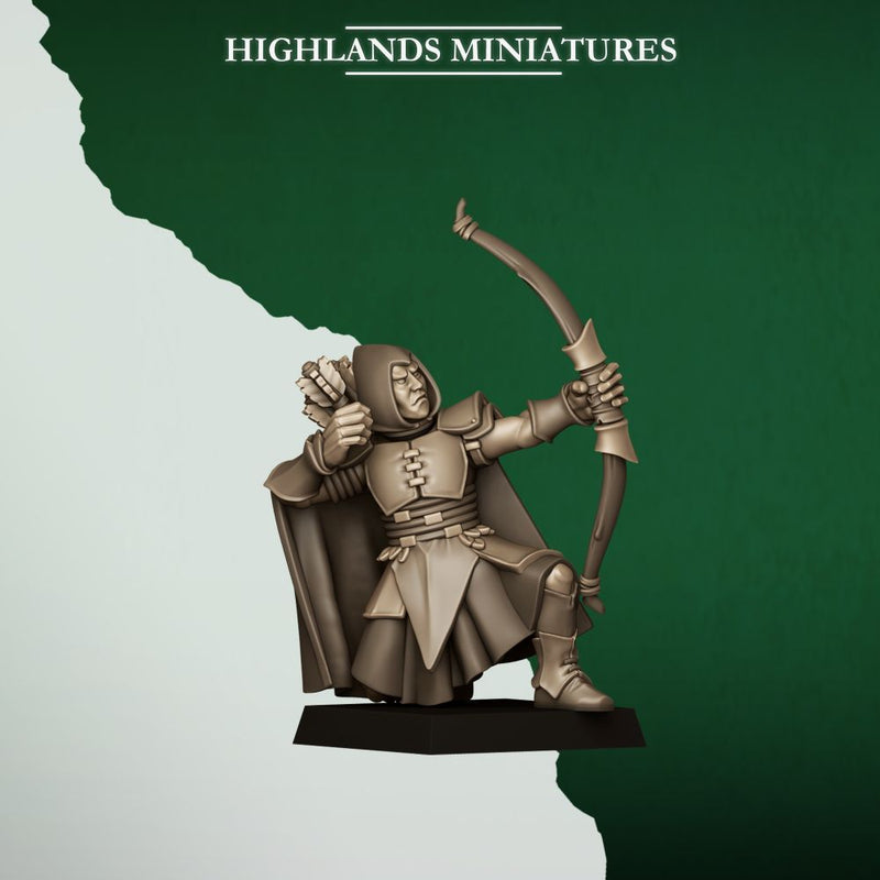 Feral Archers – Highlands Miniatures 3D printed tabletop miniature