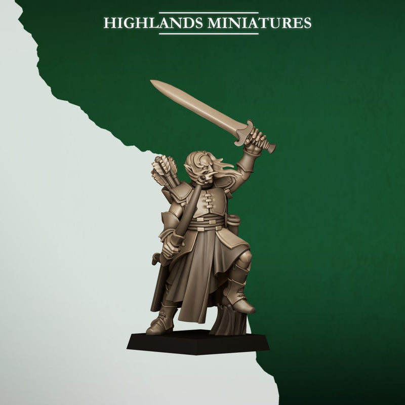 Feral Archers – Highlands Miniatures 3D printed tabletop miniature