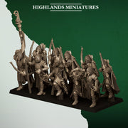 Feral Archers – Highlands Miniatures 3D printed tabletop miniature