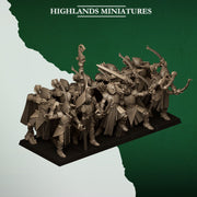 Feral Archers – Highlands Miniatures 3D printed tabletop miniature
