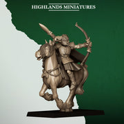 Mounted Feral Archers – Highlands Miniatures 3D printed tabletop miniature
