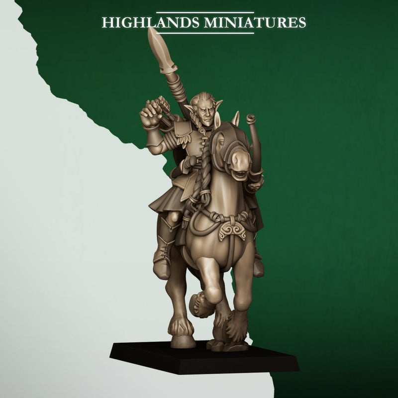 Mounted Feral Archers – Highlands Miniatures 3D printed tabletop miniature