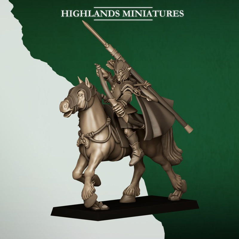 Mounted Feral Archers – Highlands Miniatures 3D printed tabletop miniature