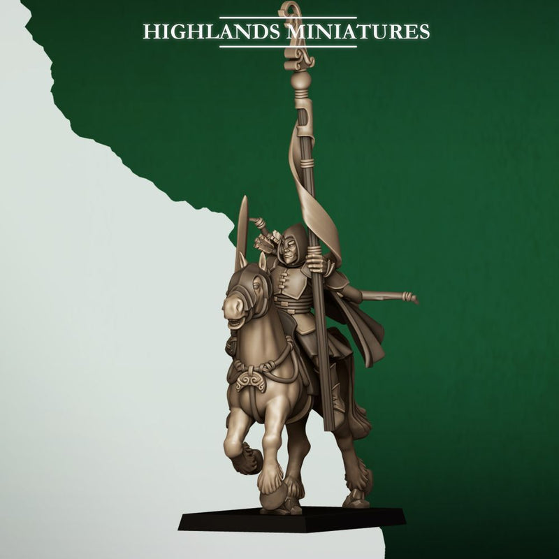 Mounted Feral Archers – Highlands Miniatures 3D printed tabletop miniature