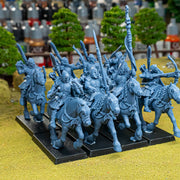 Mounted Feral Archers – Highlands Miniatures 3D printed tabletop miniature