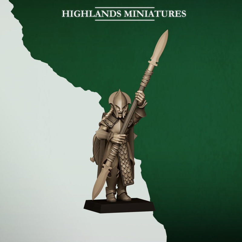 Feral Spearmen – Highlands Miniatures 3D printed tabletop miniature