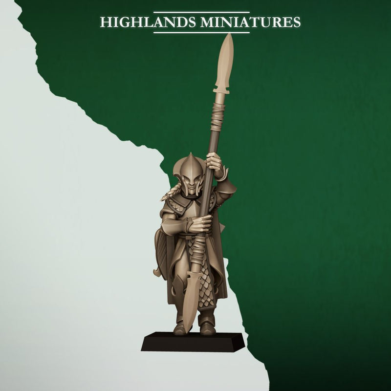 Feral Spearmen – Highlands Miniatures 3D printed tabletop miniature