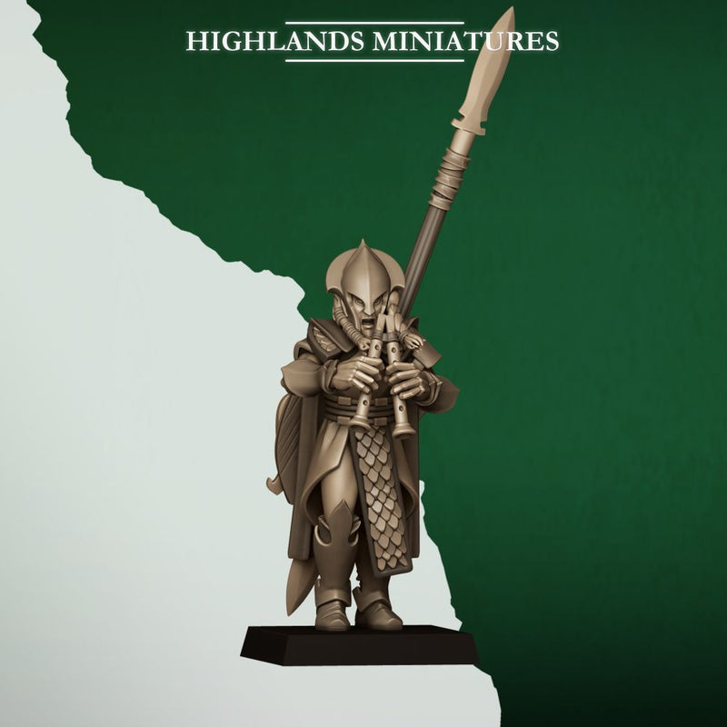 Feral Spearmen – Highlands Miniatures 3D printed tabletop miniature