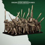 Feral Spearmen – Highlands Miniatures 3D printed tabletop miniature