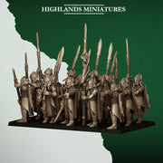 Feral Spearmen – Highlands Miniatures 3D printed tabletop miniature