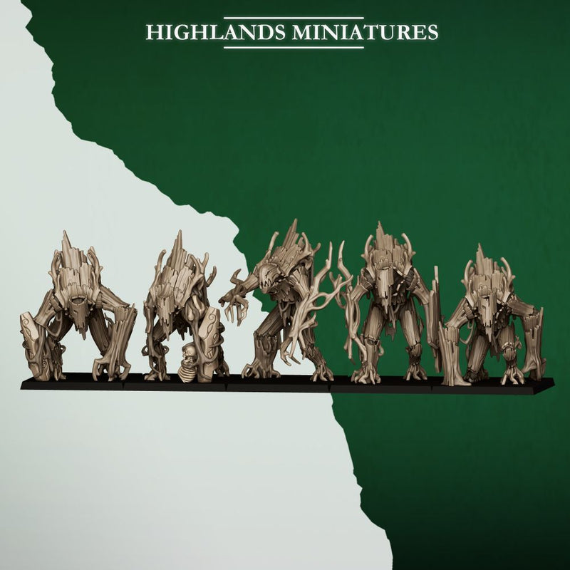 Forest Golems – Highlands Miniatures 3D printed tabletop miniature