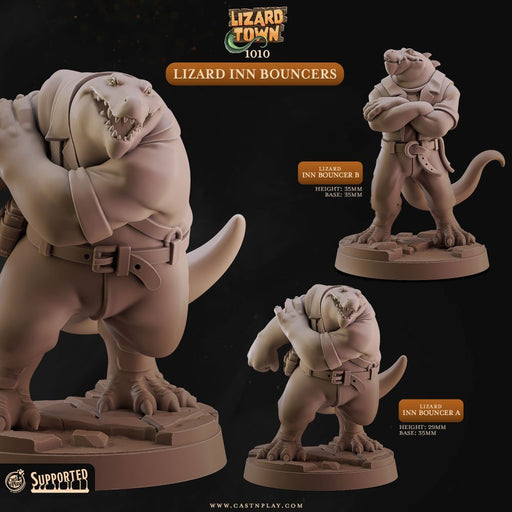 Lizard Inn Bouncers – Cast n Play 3D printed tabletop miniature