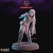 Zombified Elf – Cast n Play 3D printed tabletop miniature