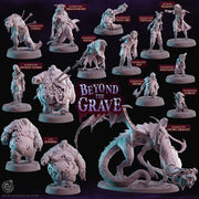 Beyond the Grave set – Cast n Play 3D printed tabletop miniature