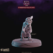 Zombified Halfling – Cast n Play 3D printed tabletop miniature
