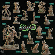 Fae Realm Set – Cast n Play 3D printed tabletop miniature