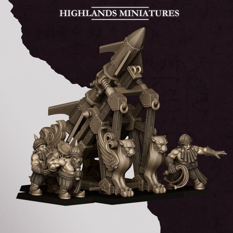 Sons of Marduk Mortar and Rocket – Highlands Miniatures 3D printed tabletop miniature