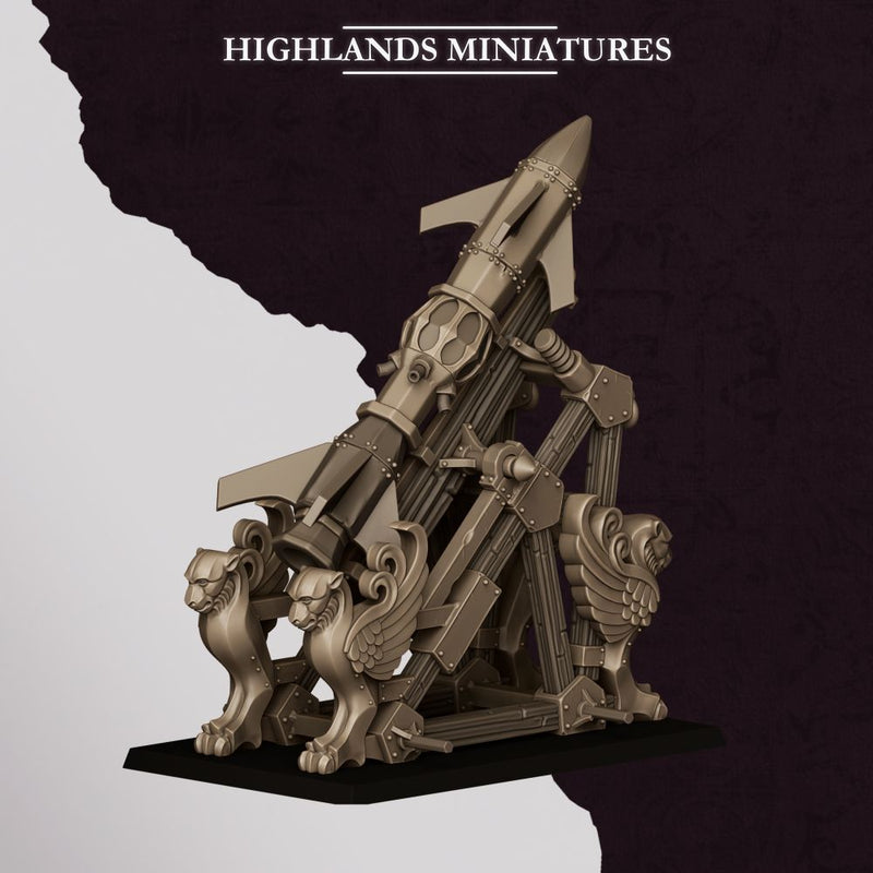 Sons of Marduk Mortar and Rocket – Highlands Miniatures 3D printed tabletop miniature