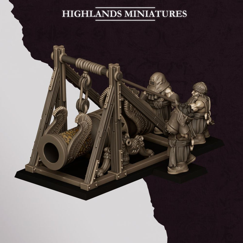 Sons of Marduk Cannon – Highlands Miniatures 3D printed tabletop miniature