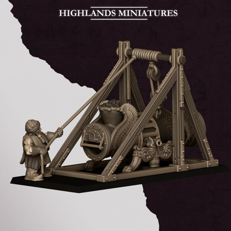 Sons of Marduk Cannon – Highlands Miniatures 3D printed tabletop miniature