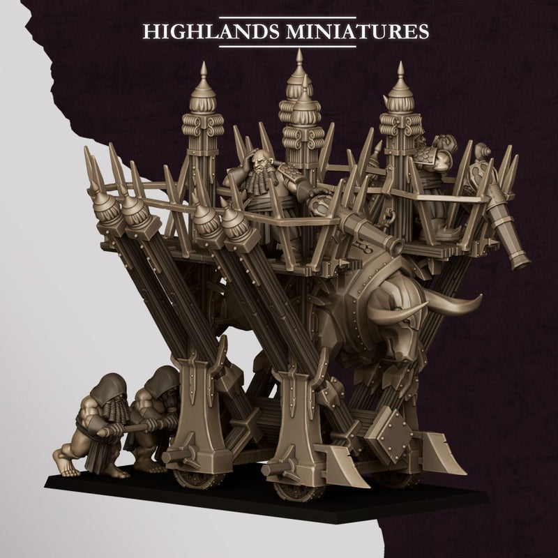Blazing Icon of Marduk – Highlands Miniatures 3D printed tabletop miniature