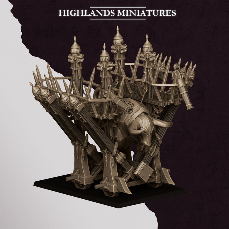 Blazing Icon of Marduk – Highlands Miniatures 3D printed tabletop miniature