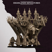 Blazing Icon of Marduk – Highlands Miniatures 3D printed tabletop miniature